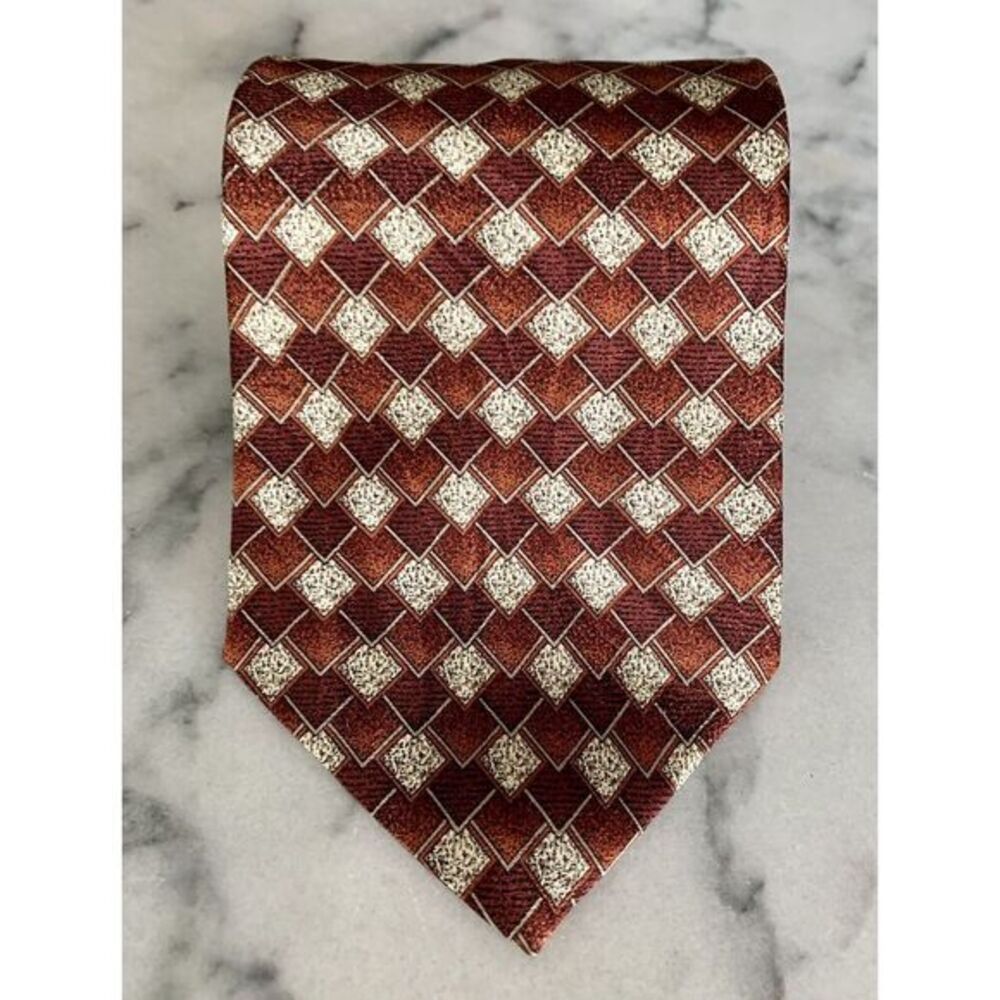 Astratto Geometric 100% Silk Tie Made In USA
